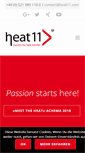 Mobile Screenshot of heat11.com